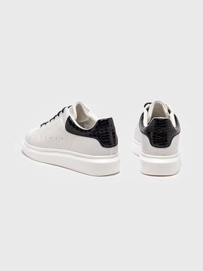 sneakers / White Elevated Block Sneakers