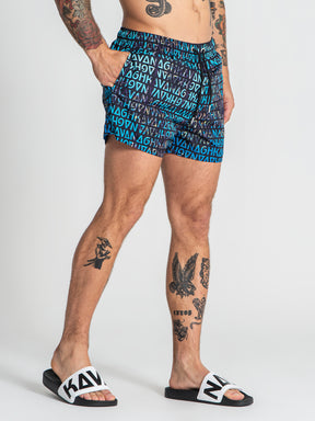 swimshorts / Multicolor Palms Swimshorts
