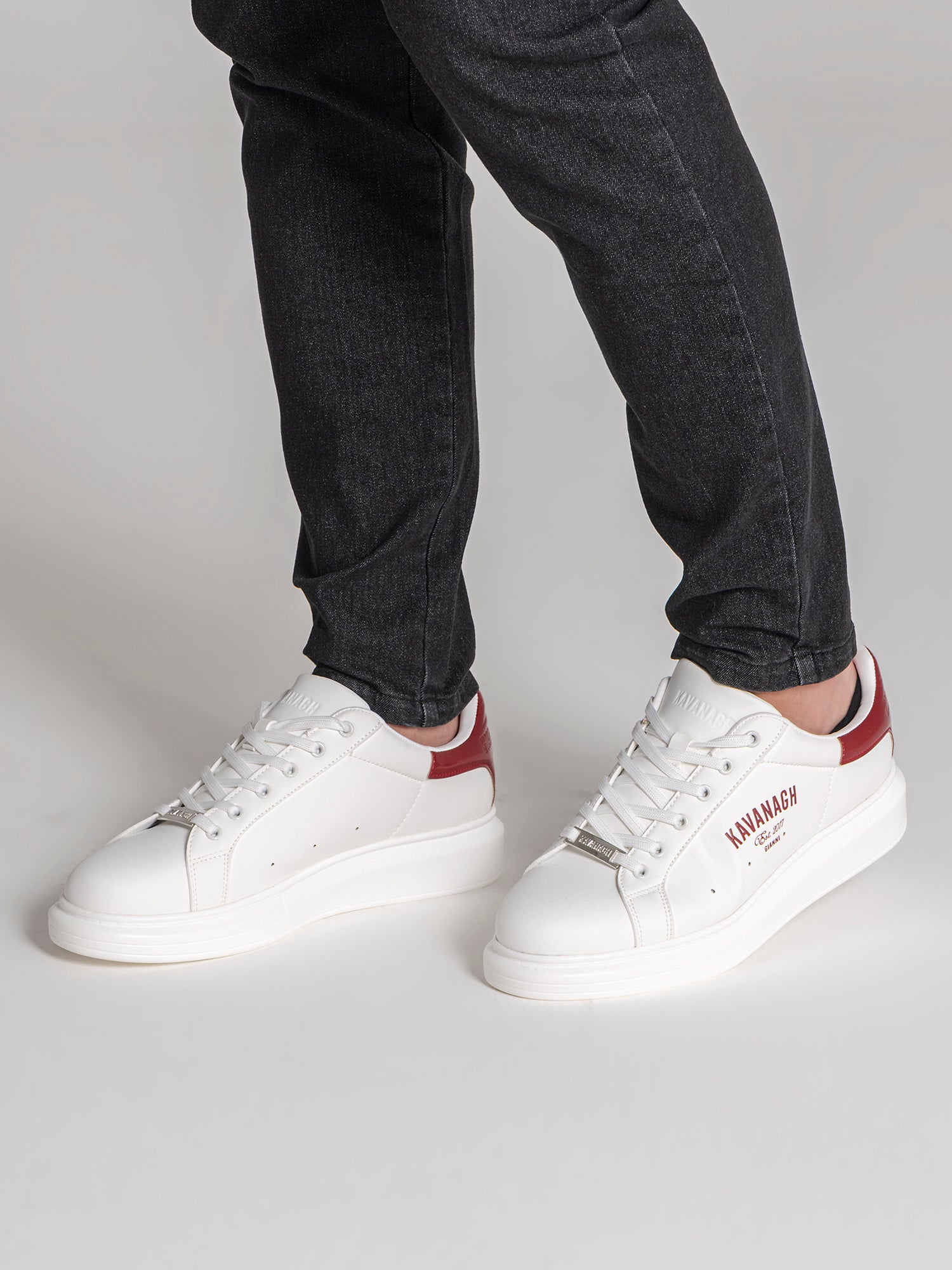 sneakers / Red Statement Sneakers