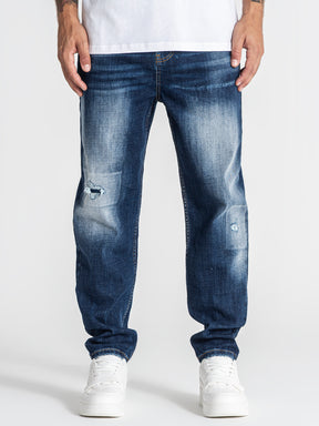 jeans / Dark Blue Rock Carrot Jeans