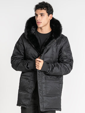 overcoats / Black Depth Coat