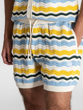 shirts / Multicolor Wave Knit Set