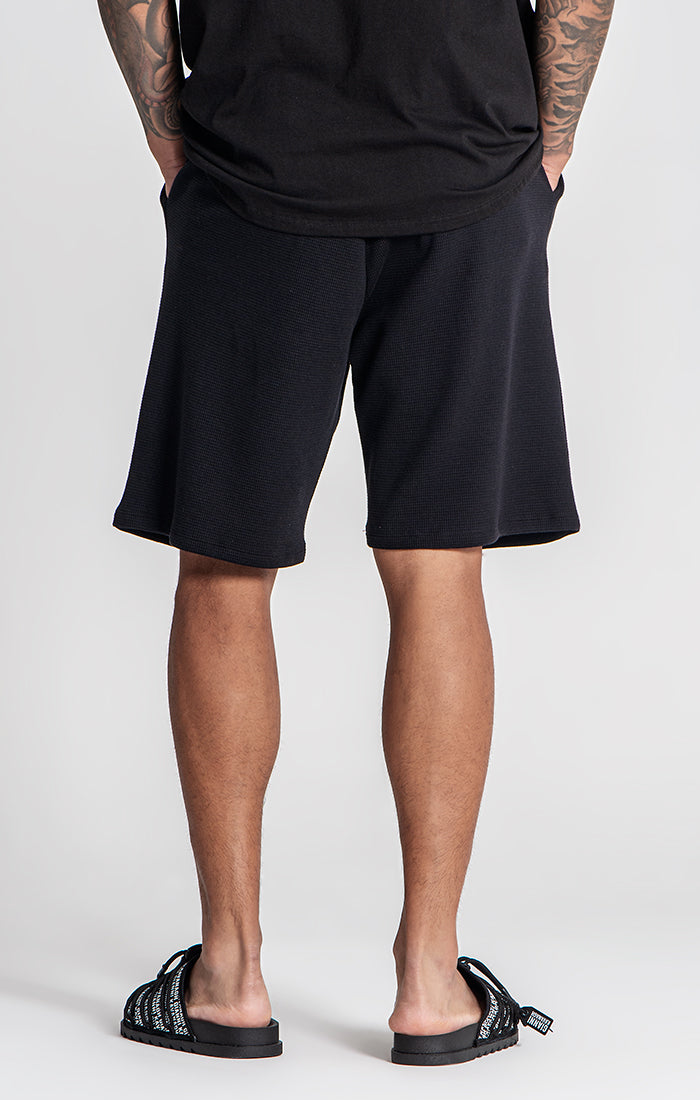 Black Tropicana Shorts