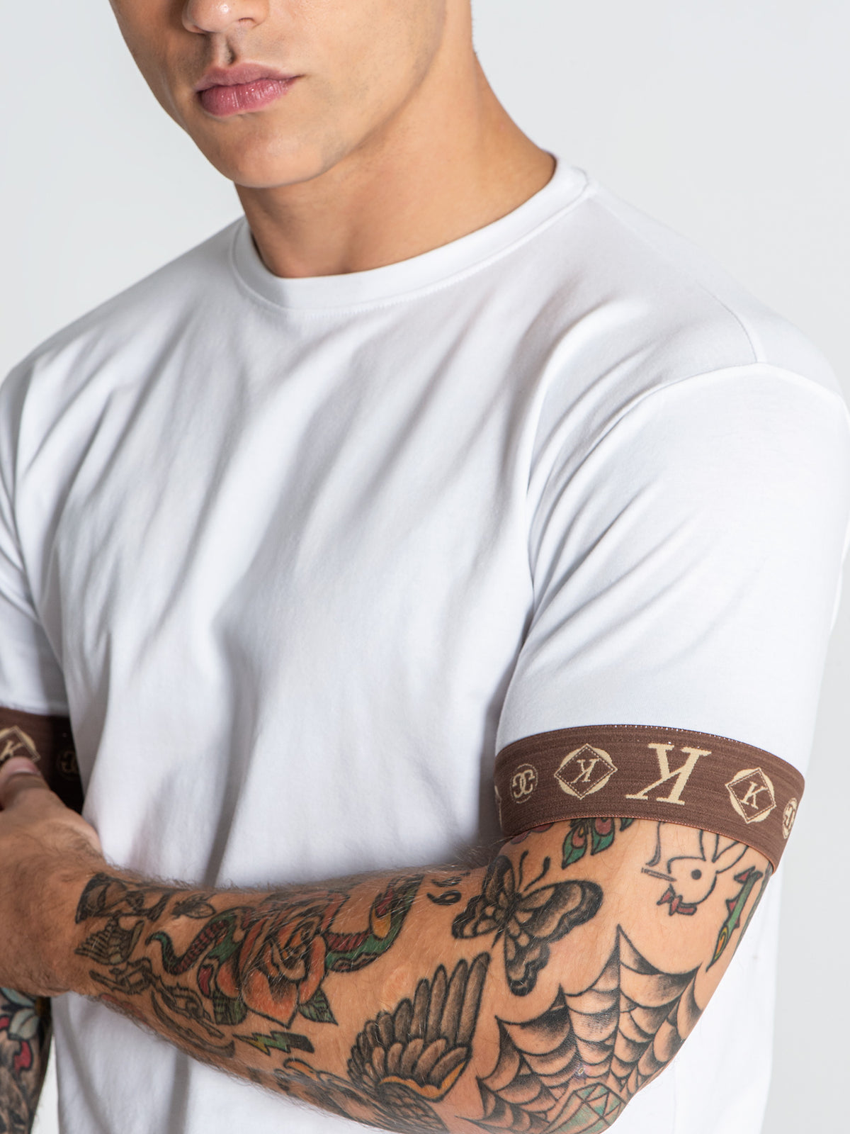 White ChoKo Elastic Tee