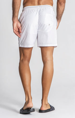 White Limit Swimshorts