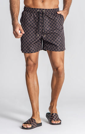 Brown Clone Swimshorts