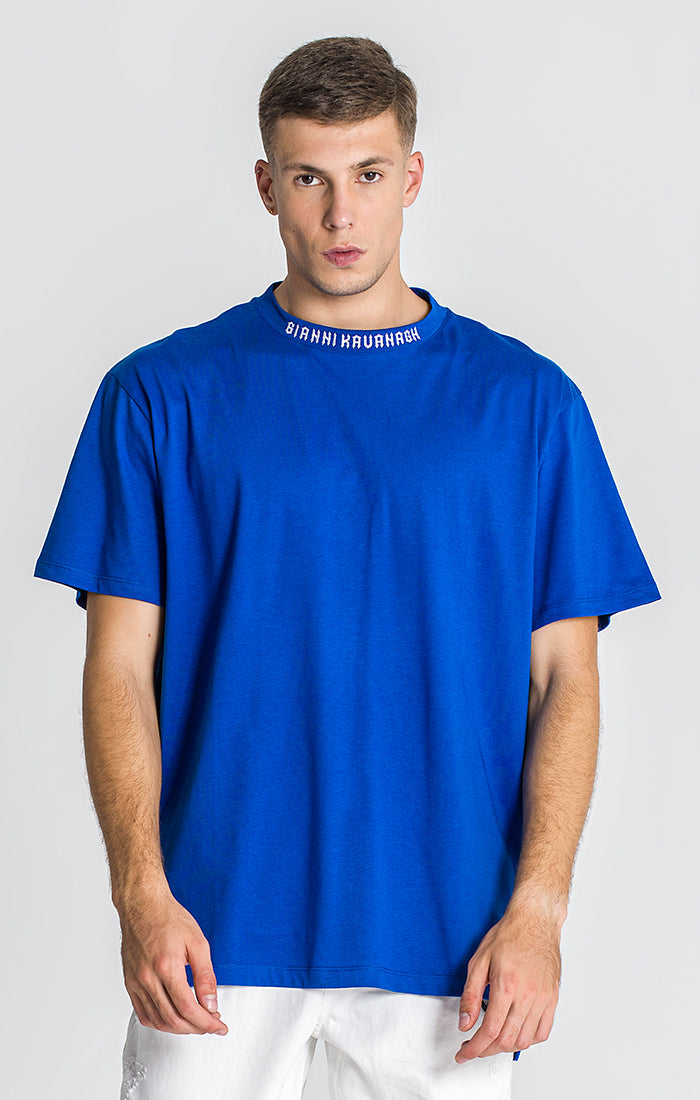 Camiseta Disorder Bordada Azul