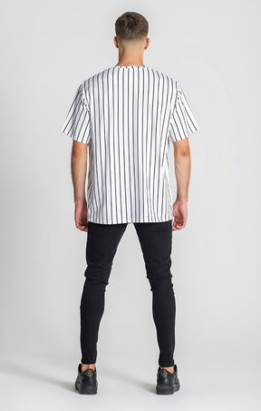 Camiseta Oversize Blanca Blurred Lines