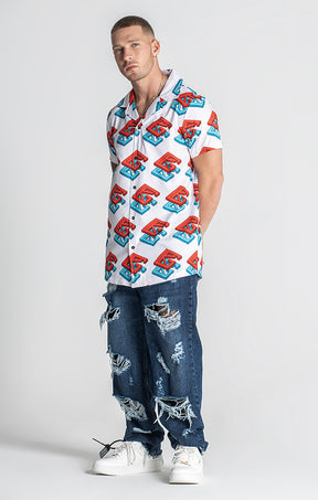 Multicolor Echo Hawaiian Shirt