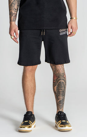 Black Glimpse Up Shorts