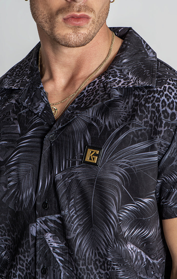 Black Resort Hawaiian Shirt