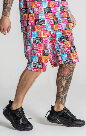 Multicolor Multiply Shorts