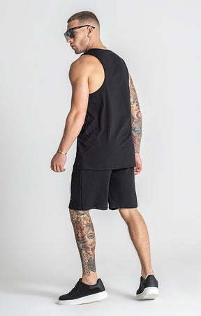 Black Easy Tank Top