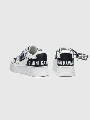 White Mania Wrapped Sneakers