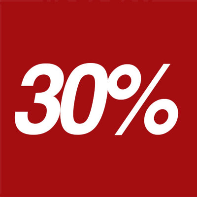 30% DE DESCONTO
