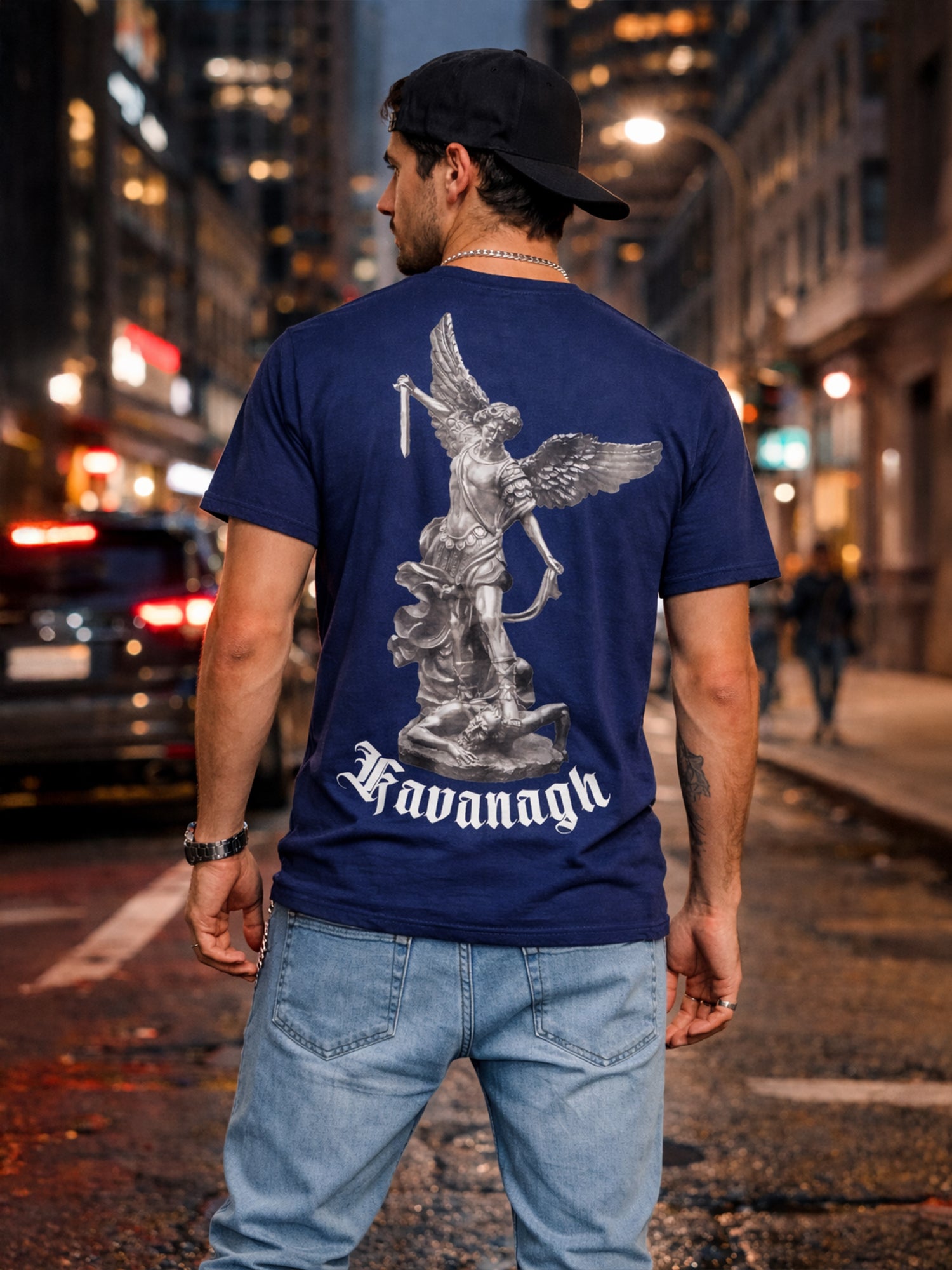 Blue Warrior Angel Tee