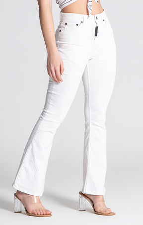 White Restart Jeans