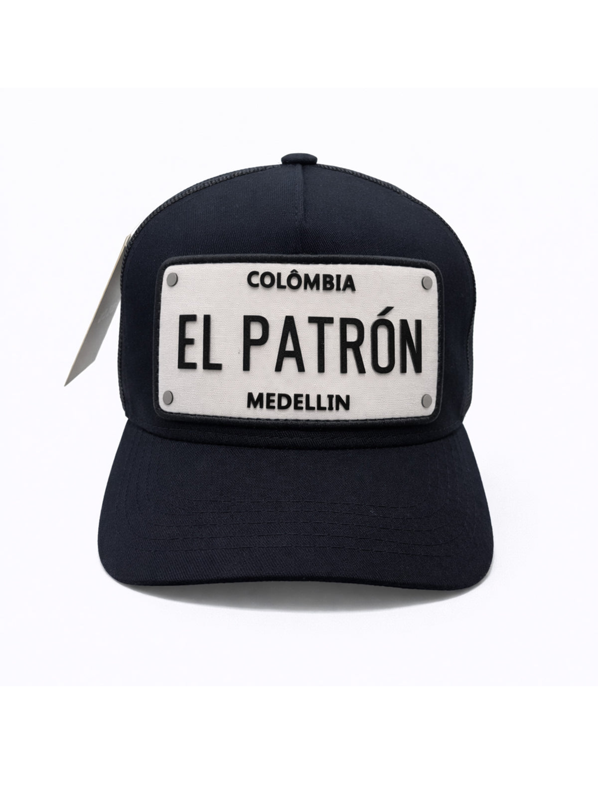 Boné Itals El Patrón Preto Patch Branco