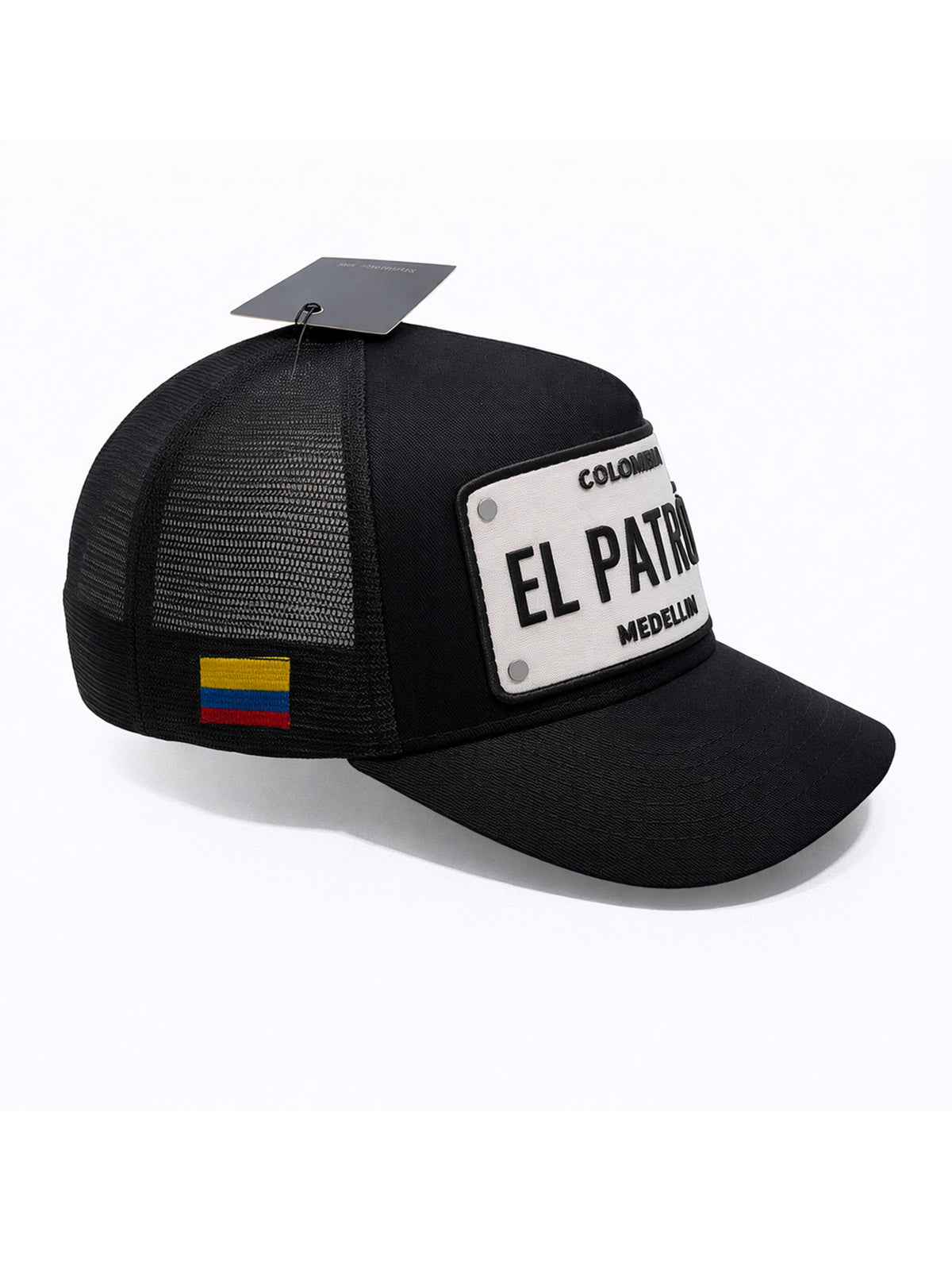 Boné Itals El Patrón Preto Patch Branco