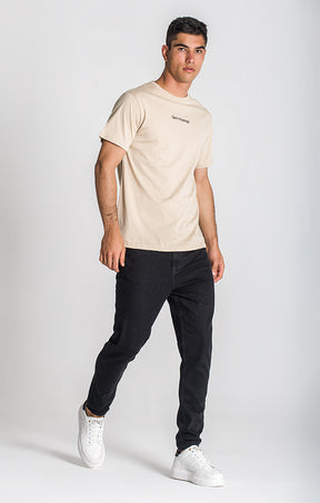 Beige Essential Micro Regular Tee