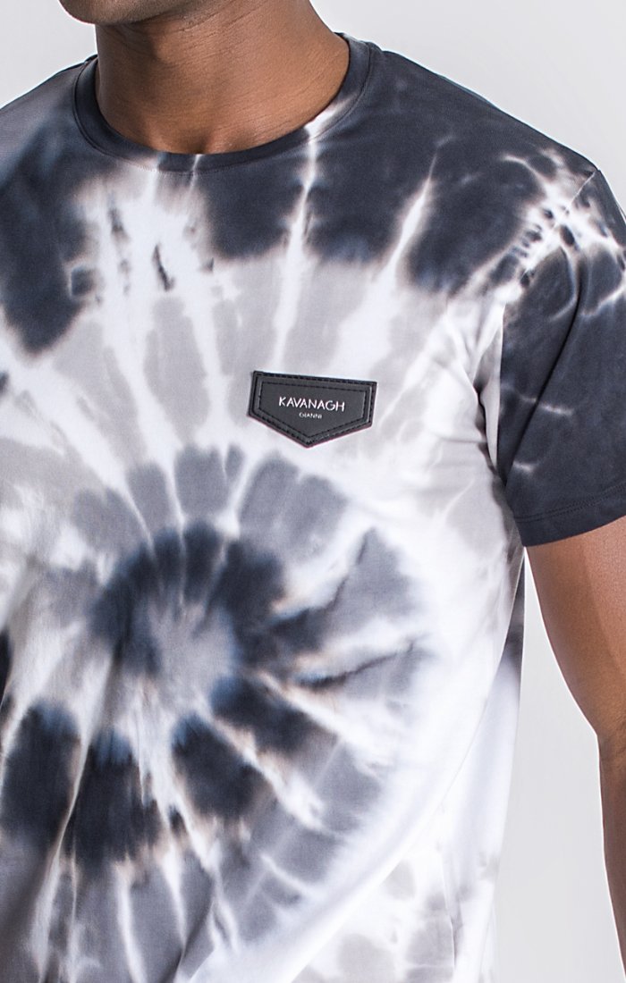 Black and White Tie Dye Tee