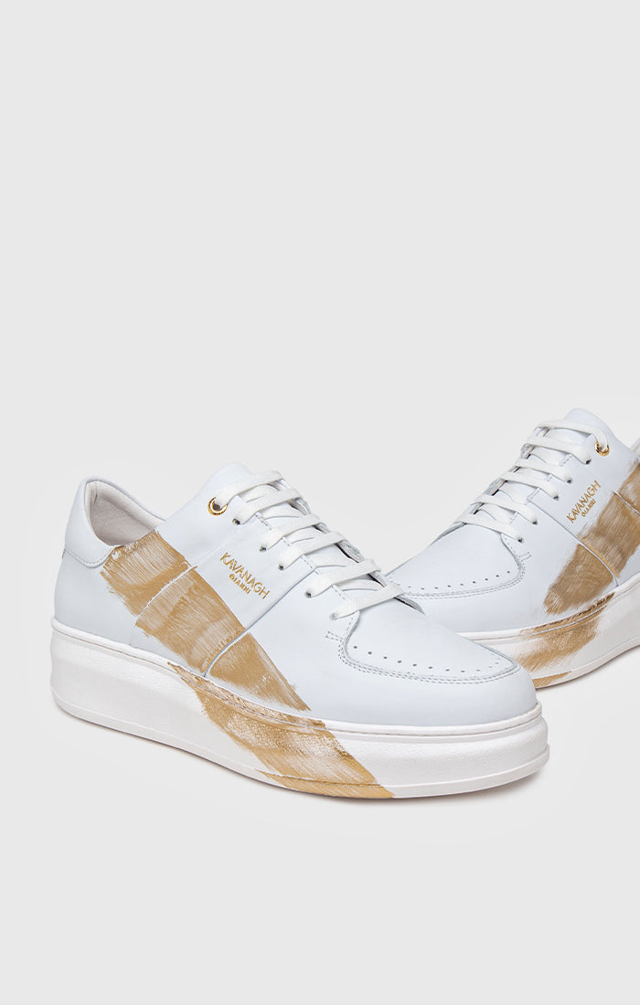 White Art Devotion Sneakers