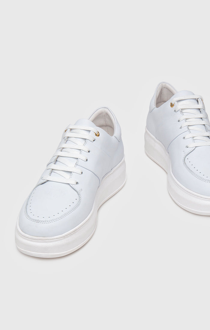 White Art Devotion Sneakers