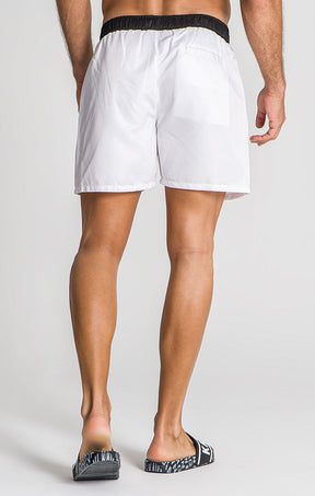 White Fighter Swimshorts